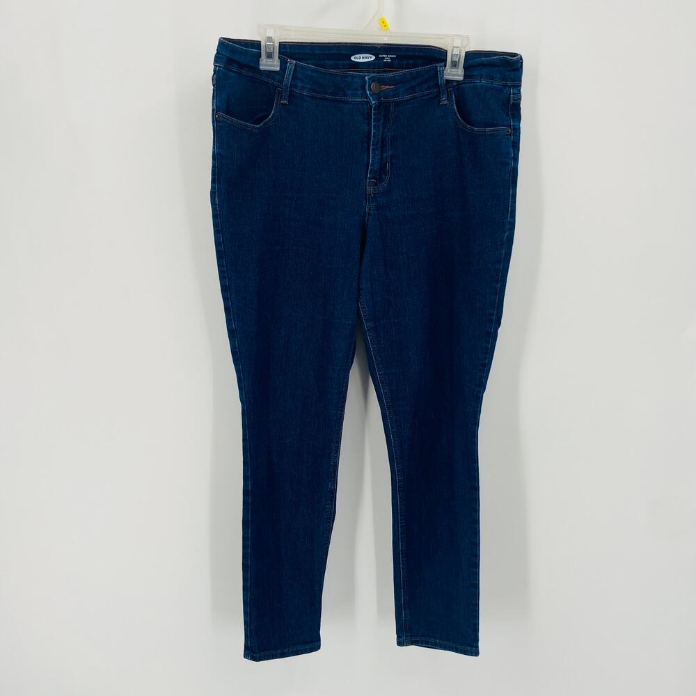 Old Navy Super Skinny Ankle Mid Rise Jeans